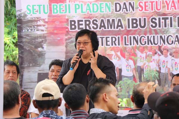 Serap Aspirasi Masyarakat, Menteri LHK Berencana Revitalisasi Setu Pladen Depok