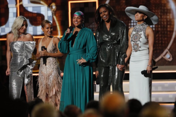  Michelle Obama Bikin Kejutan Tampil Di Grammy Awards 2019, Ungkap Kisah Musik \'Who Run The World\'