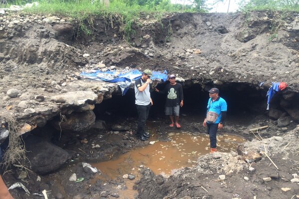  Lubang di Sungai Kuning Kalasan Muncul Bukan Pertama Kali