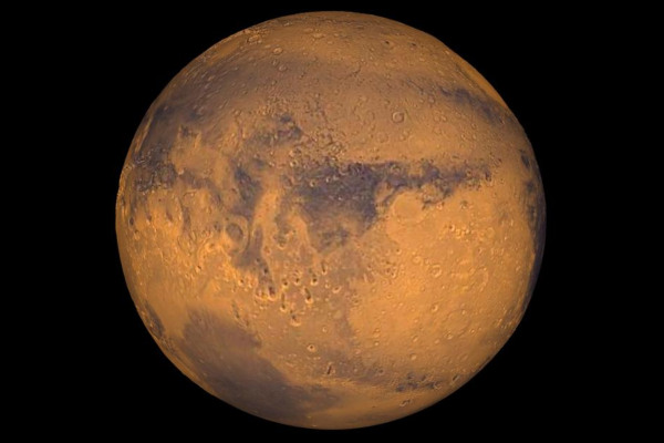 Terra Meridiani di planet Mars terlihat dalam foto yang disampaikan oleh NASA./Reuters-NASA
