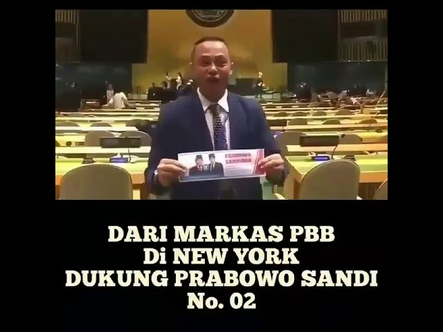  Video Dukungan ke Prabowo dari Markas PBB New York Beredar, Kemlu Beri Klarifikasi