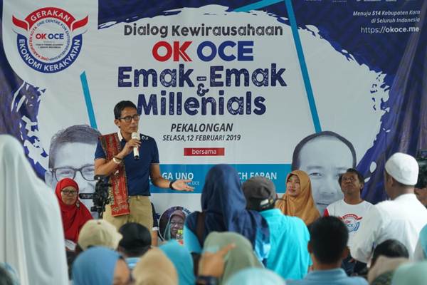  Sandi Bertekad Menasionalkan Gerakan Kewirausahaan OK OCE