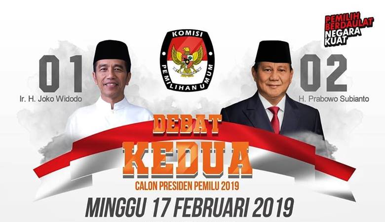 Ilustrasi sosialisasi Debat Kedua Calon Presiden Pemilu 2019 yang digelar di Hotel Sultan Jakarta, Minggu (17/2/2019) dengan tema: Energi dan Pangan, Sumber Daya Alam dan Lingkungan Hidup, serta Infrastruktur./Istimewa