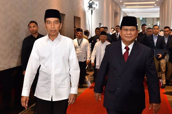  Debat Capres Kedua, Dialog Prabowo dan Jokowi Menuju Arena Disiarkan Langsung