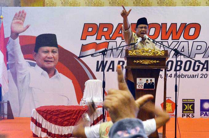  Prabowo Mengaku tidak Pernah Minta Dukungan Ulama