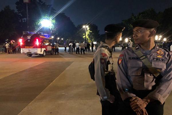  Ledakan Saat Debar Capres II, Jalan Parkiran Timur Senayan Sudah Dibuka Lagi