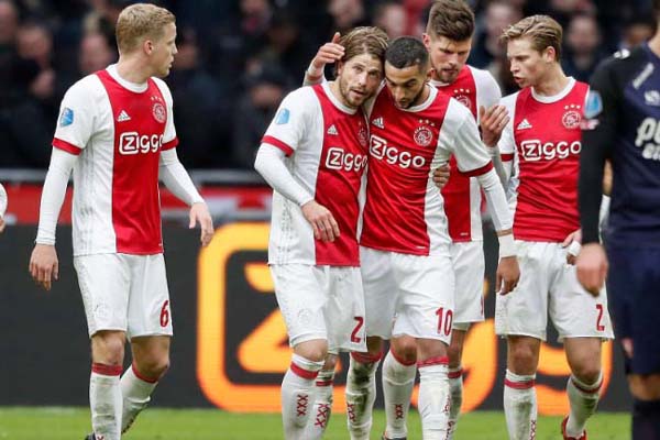  Hasil Liga Belanda: Pesta Gol, Ajax Sukses Pangkas Jarak dari PSV