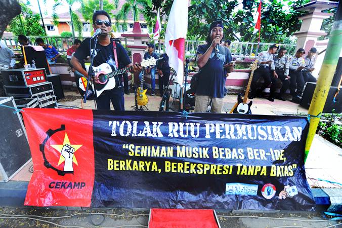  Musisi Tolak RUU Permusikan