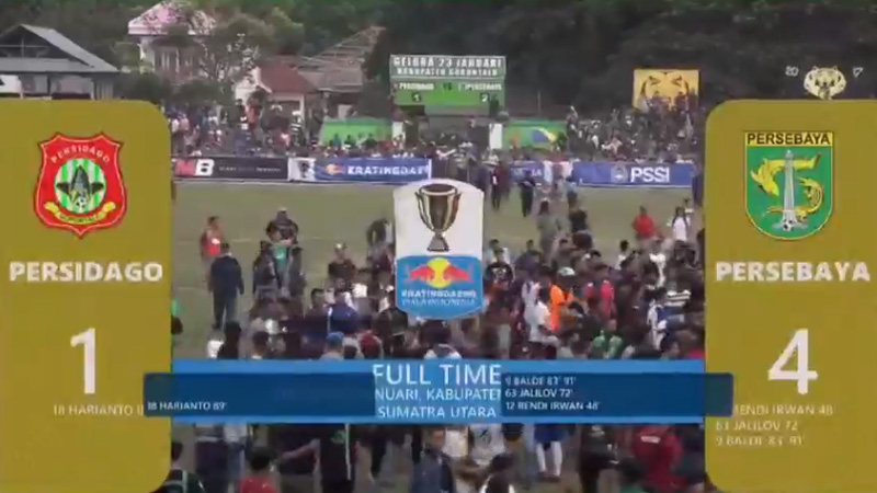  Piala Indonesia: Persebaya Hajar Persidago 4-1, Tiket Perempat Final di Depan Mata