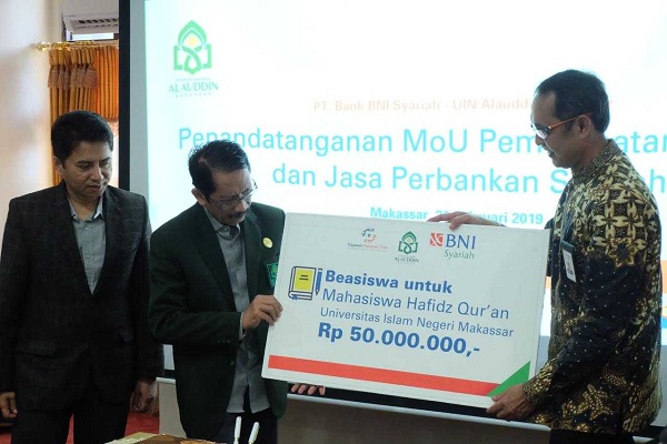  Pacu Dana Pihak Ketiga, BNI Syariah Jalin Sinergi dengan UIN Alauddin Makassar 