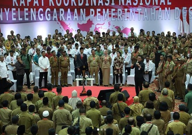  Di Rakornas, Mendagri Ingatkan Kepala Desa Akan Peran Jokowi dalam Dana Desa