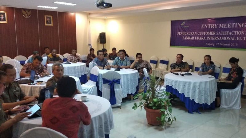  INACA Melakukan Survey Customer Satisfaction Index (CSI) di Bandara El-Tari Kupang tahun 2019