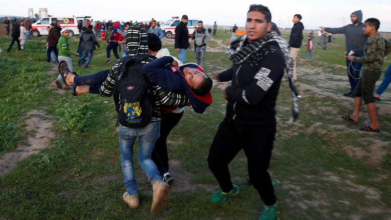  Seorang Tewas dan 40 Terluka Ditembak Israel saat Demo di Jalur Gaza
