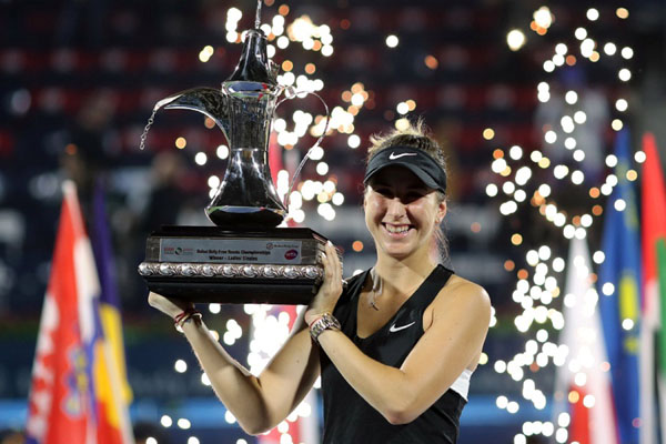  Jinakkan Kvitova, Bencic Juara Tenis Dubai