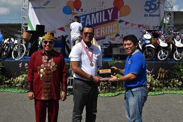  Semarakkan HUT PT Angkasa Pura I (Persero) Ke 55, Bandara SAMS Sepinggan Balikpapan Gelar Family Gathering