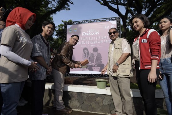  Awalnya Taman, Kini Jadi Sudut Dilan di Saparua Bandung