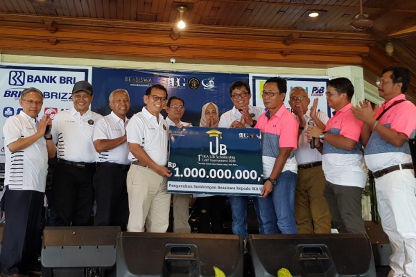  Turnamen Golf Ikatan Alumni Universitas Brawijaya Galang Beasiswa Rp1 Miliar