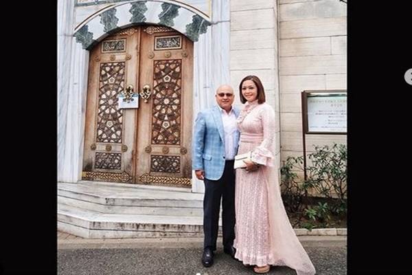  Maia Estianty Hadiri Pernikahan Syahrini dan Reino Barack