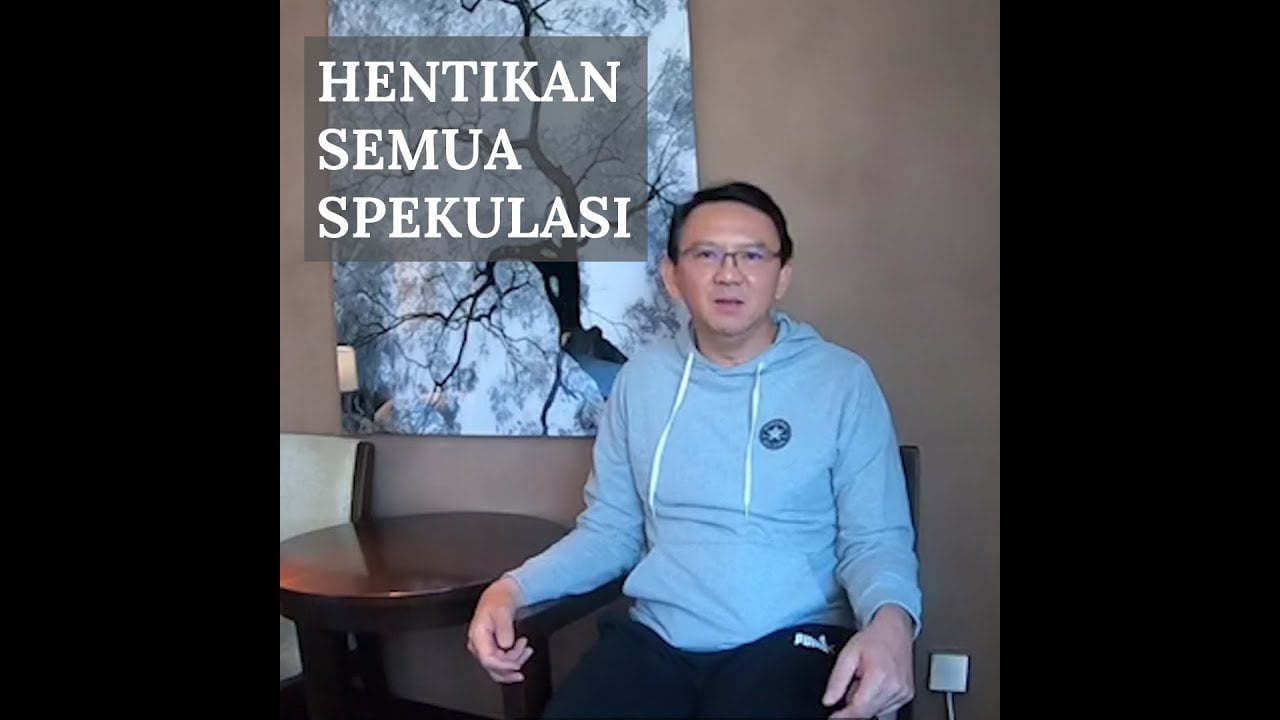  Video Klarifikasi Ahok soal Tudingan Negatif terhadap Puput Nastiti, Perceraian dan Pernikahan