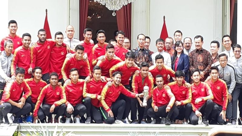  Terima Pemain Timnas U-22, Presiden Jokowi Siapkan Bonus Tambahan