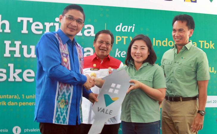  Vale Indonesia Serahkan Hunian Sementara di Palu