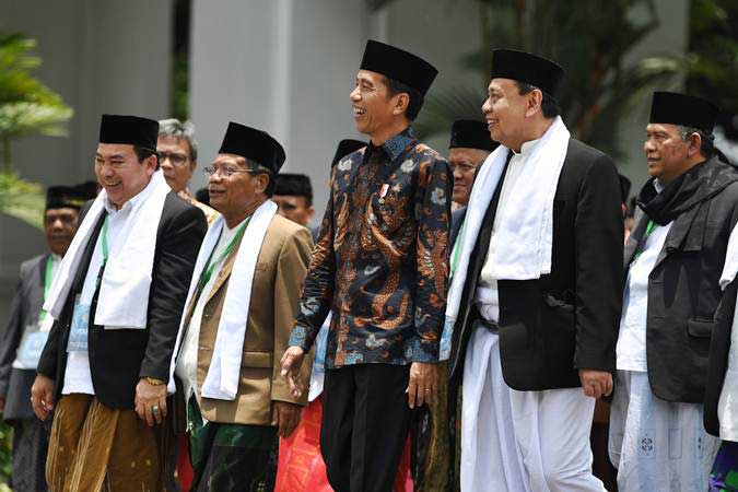  Presiden Jokowi Ajak Ulama Jaga Persaudaraan Bangsa