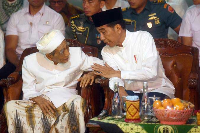  Mbah Moen Kembali Doakan Jokowi Menang pada Pilpres 2019