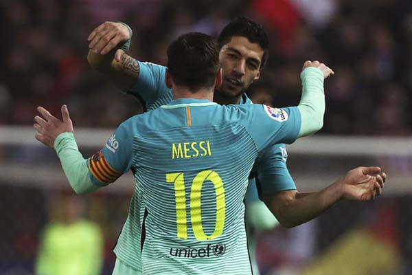  Duet Barcelona Lionel Messi & Luis Suarez Top Skor La Liga