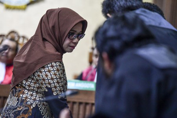 Sidang PLTU Riau-1 : Hakim Putuskan Cabut Hak Politik Eni Saragih 3 Tahun
