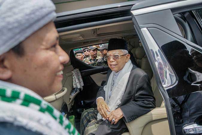  Ma\'ruf Amin : Pernyataan AHY Lampu Hijau Dukung Jokowi