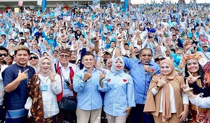  Istri Sandiaga, Nur Asia : Tenggelamkan Pelaku Curang Pemilu 2019