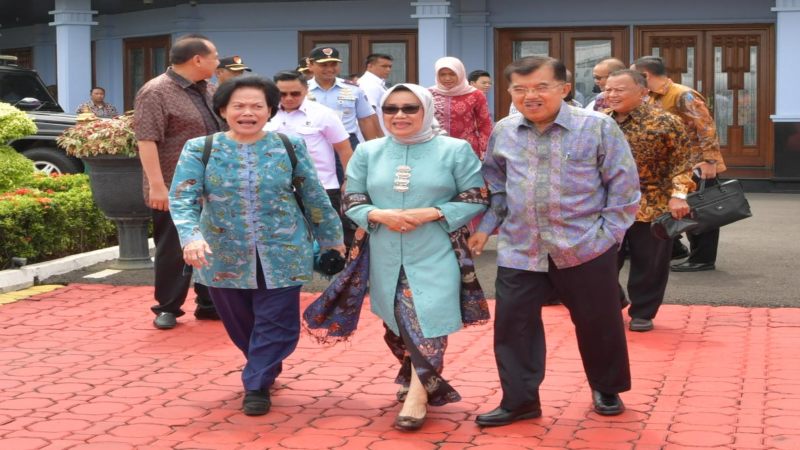  Didampingi Chairul Tanjung, Wapres Jusuf Kalla ke Singapura Jenguk Ani Yudhoyono
