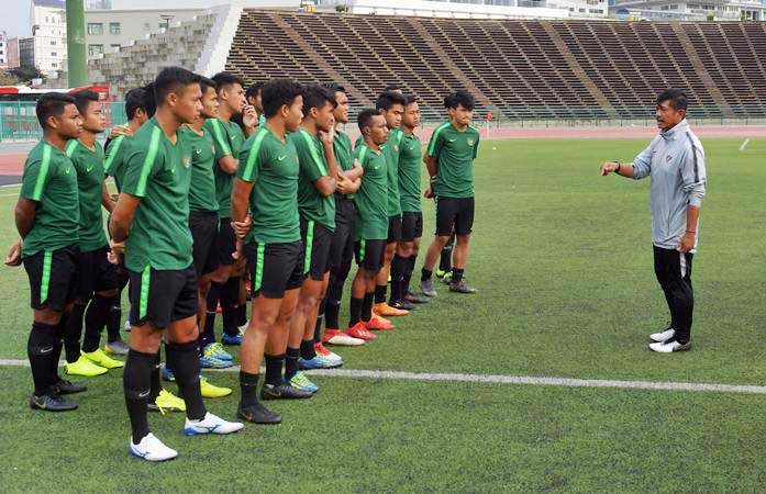  Simak Videonya, Cara Indra Sjafri Memompa Semangat Timnas U-22