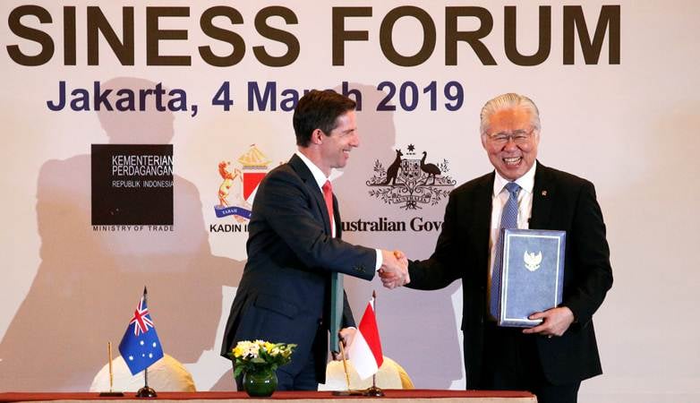  Indonesia-Australia Tandatangani Kesepakatan CEPA