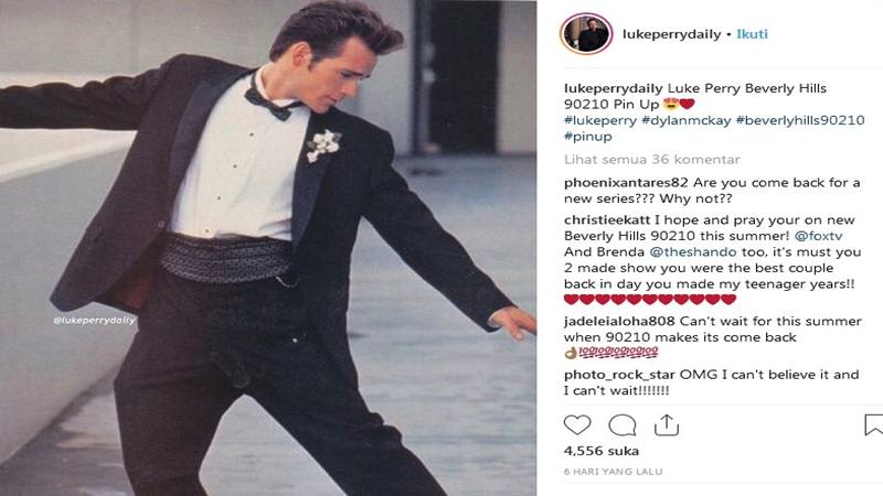  Beverly Hills 90210 Lambungkan Nama Luke Perry di Hollywood