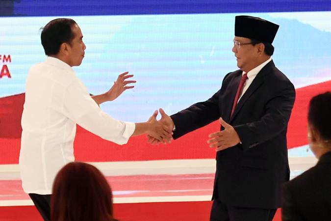  Survei Polmark : Jokowi 40,4% vs Prabowo 25,8%