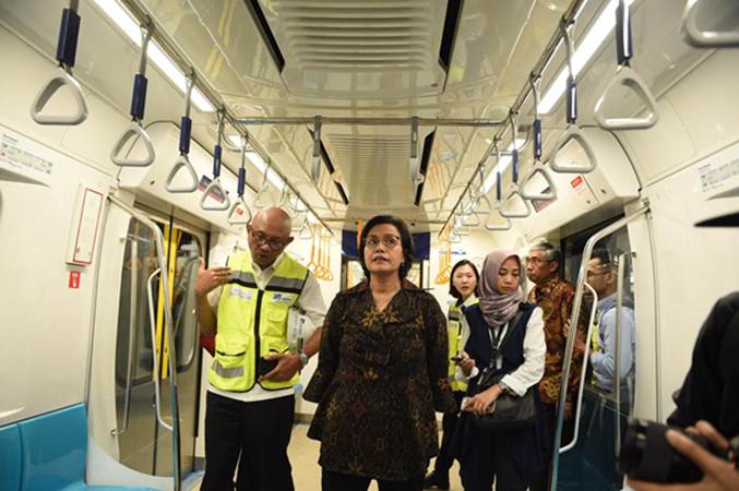   Tiket MRT Kemahalan? Ini Komentar Menkeu Sri Mulyani
