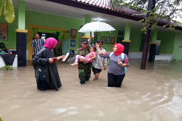  Ini Kondisi Banjir di Cawas Klaten Kamis Pagi 7 Maret