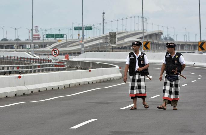  Hari Raya Nyepi, Hanya Pecalang yang Terlihat di Bali