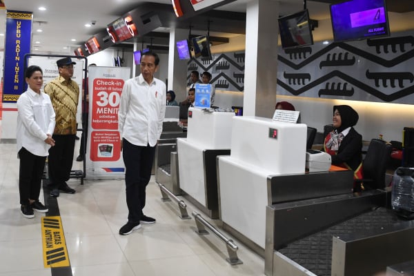 Presiden Resmikan Terminal Baru Bandara Radin Inten II di Lampung