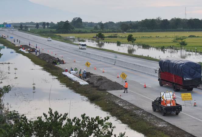  Jalan Tol Trans Jawa Ruas Ngawi-Kertosono Sudah Bebas Banjir