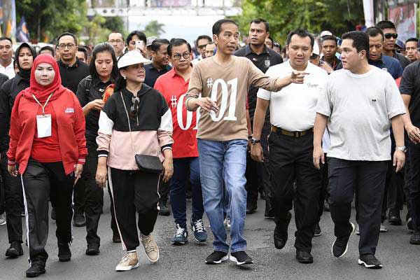  Erick Thohir Ajak Emak-emak Bandung Pilih Sosok Suami Yang Baik Seperti Jokowi