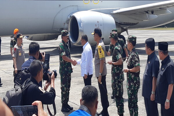  Tiba di Lanud RSN, Ini Sejumlah Agenda Panglima TNI di Riau