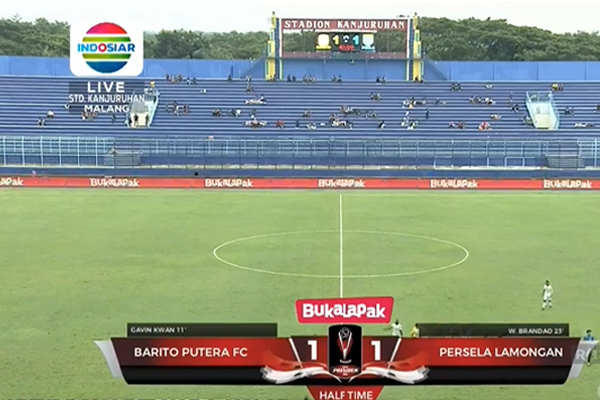  Piala Presiden: Persela vs Barito Putera 1-1, Persela Juara Grup dan ke Perempat Final. Ini Video Streamingnya