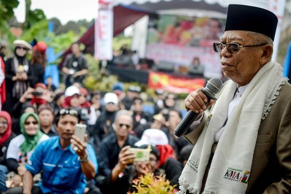  Siapkan Kejutan di Debat Cawapres, Ma’ruf Amin \'Belajar\' dari Buku dan Kitab Klasik