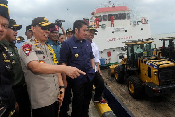  Pelabuhan Tanjung Api-Api Beroperasi Kembali Setelah 15 Tahun Vakum