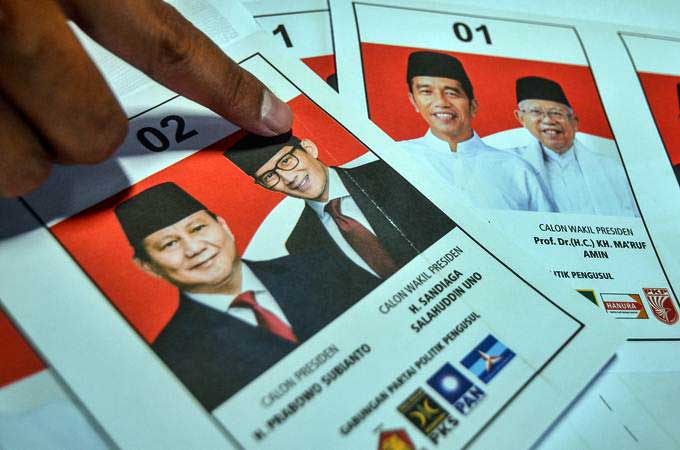  Survei Rumah Demokrasi: Prabowo-Sandi Ungguli Jokowi-Ma’ruf