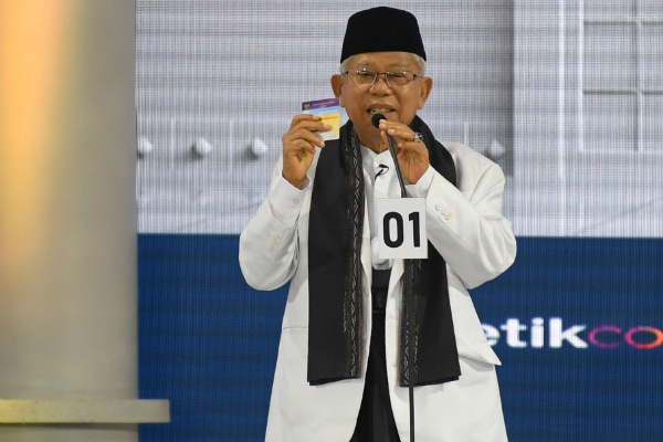  Debat Cawapres : Ma’ruf Berbahasa Inggris, Arab dan Indonesia