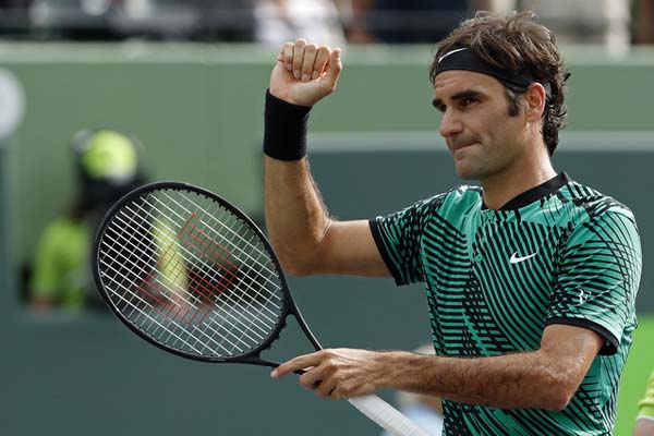  Roger Federer Tumbang di Set Ketiga, Dominic Thiem Juarai Indian Well Terbuka