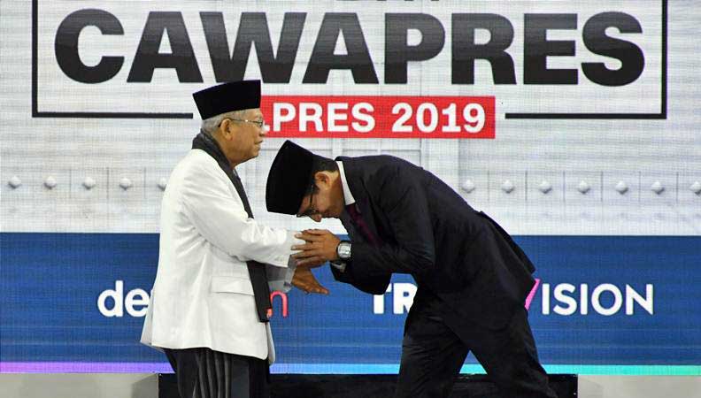  Hasto: Ma\'ruf Amin Angkat Program Jokowi, Sandiaga Tawarkan Program Usang